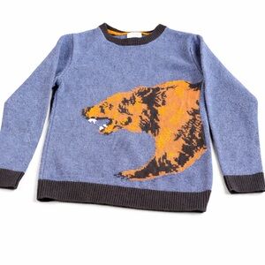 Old Navy Bear Graphic Knit Unisex Sweater – Size Large